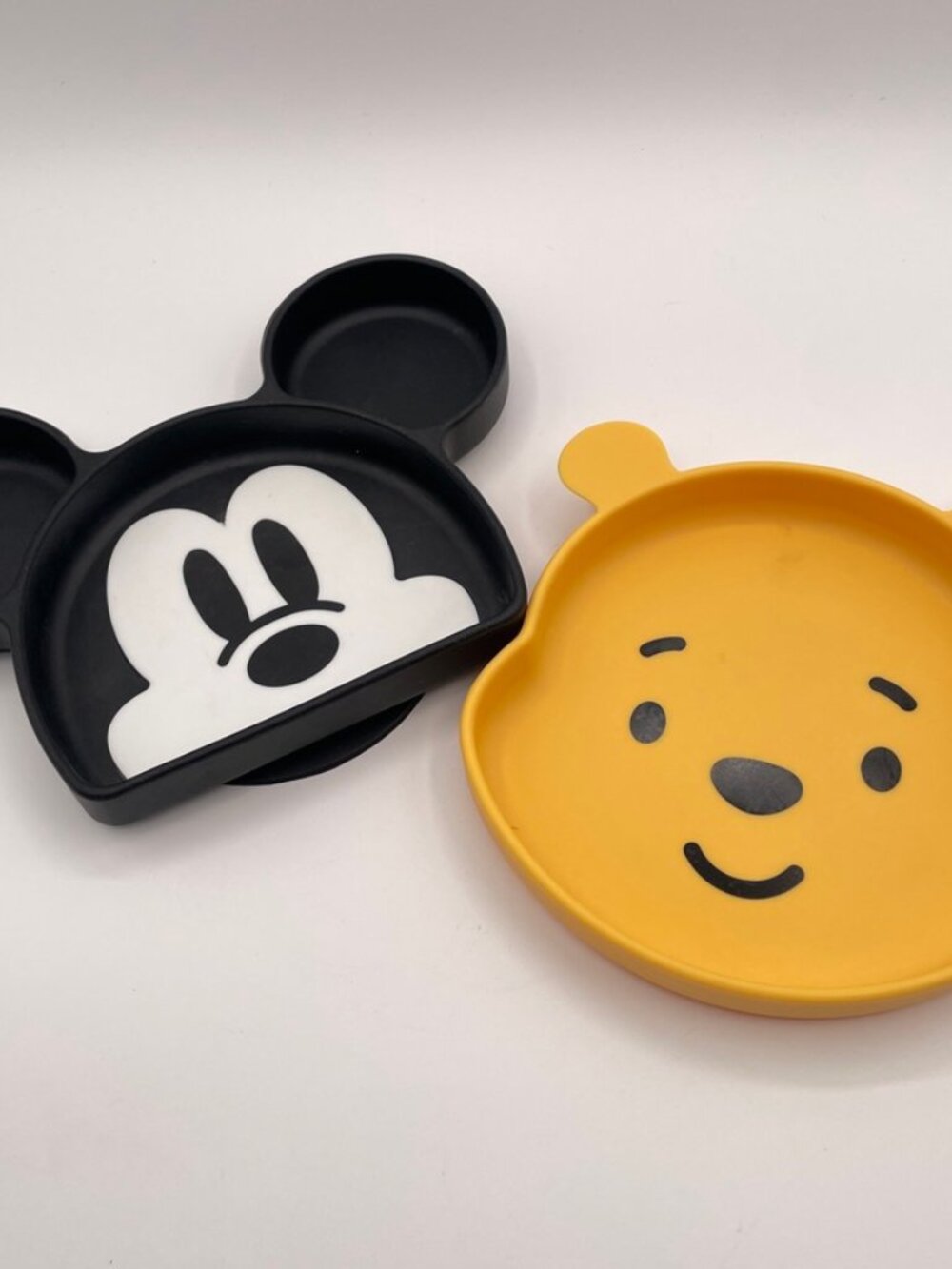 Bumkins X Disney Mickey Mouse/Winnie the Pooh Silicone Grip Dish Plate Baby Todd